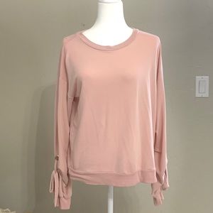 Super soft pink long sleeve top.